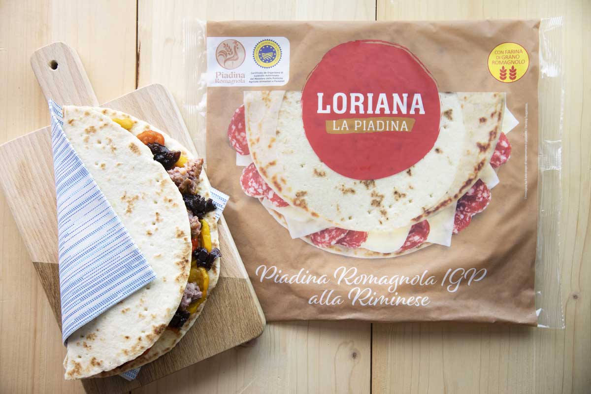 Piadina IGP alla Riminese Piadina IGP alla Riminese