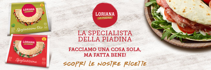 Loriana, la specialista della piadina, si veste di nuovo.