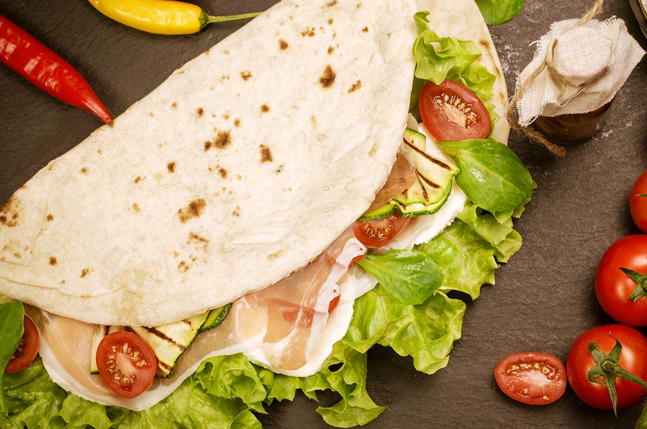 Piadina Biologica alla Primavera