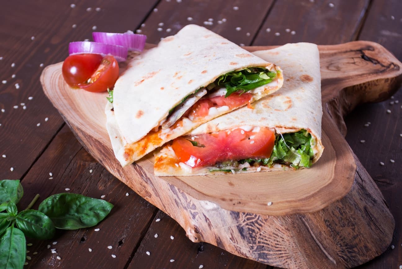 Piadina Legumi alla BBQ Tropea