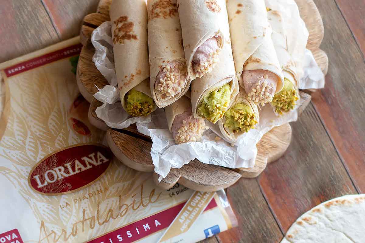 Cannoli salati di Piadina Loriana per un antipasto goloso